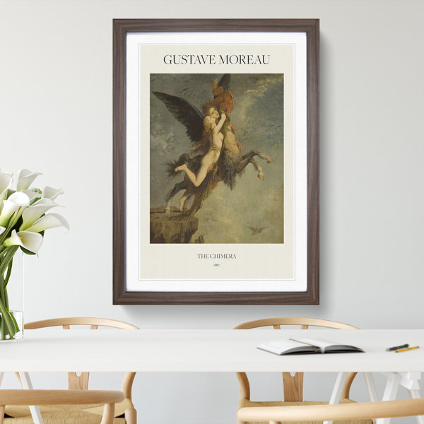 East Urban Home The Chimera By Gustave Moreau Picture Frame Painting